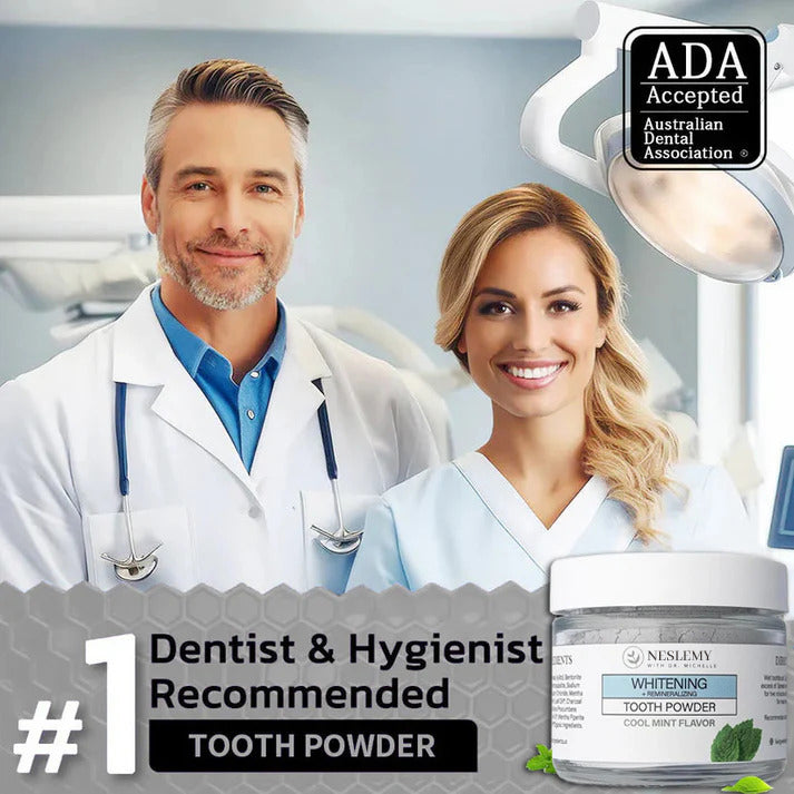 NESLEMY™Remineralizing & Whitening Tooth Powder Cool Mint