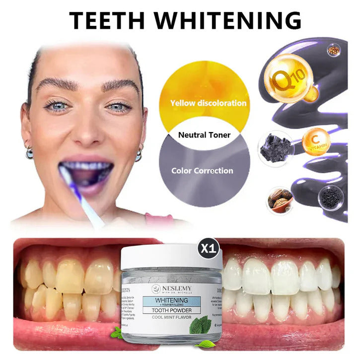 NESLEMY™Remineralizing & Whitening Tooth Powder Cool Mint