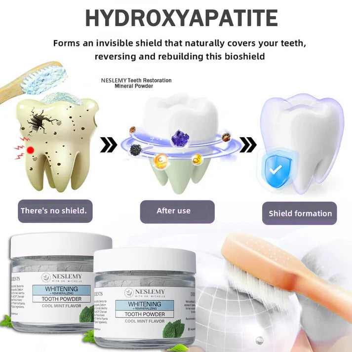 NESLEMY™Remineralizing & Whitening Tooth Powder Cool Mint
