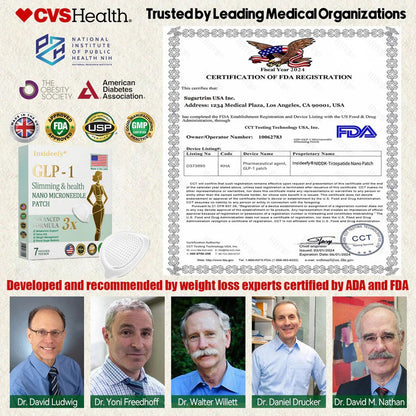 Insideefy® NIDDK-Tirzepatide Nano Patch 【New Product Last Minute! 80% OFF】🇺🇸⚕️ (Painless 24/7 Fat Burning | Lose 20 Pounds in Weeks | Crush Cravings Fast!