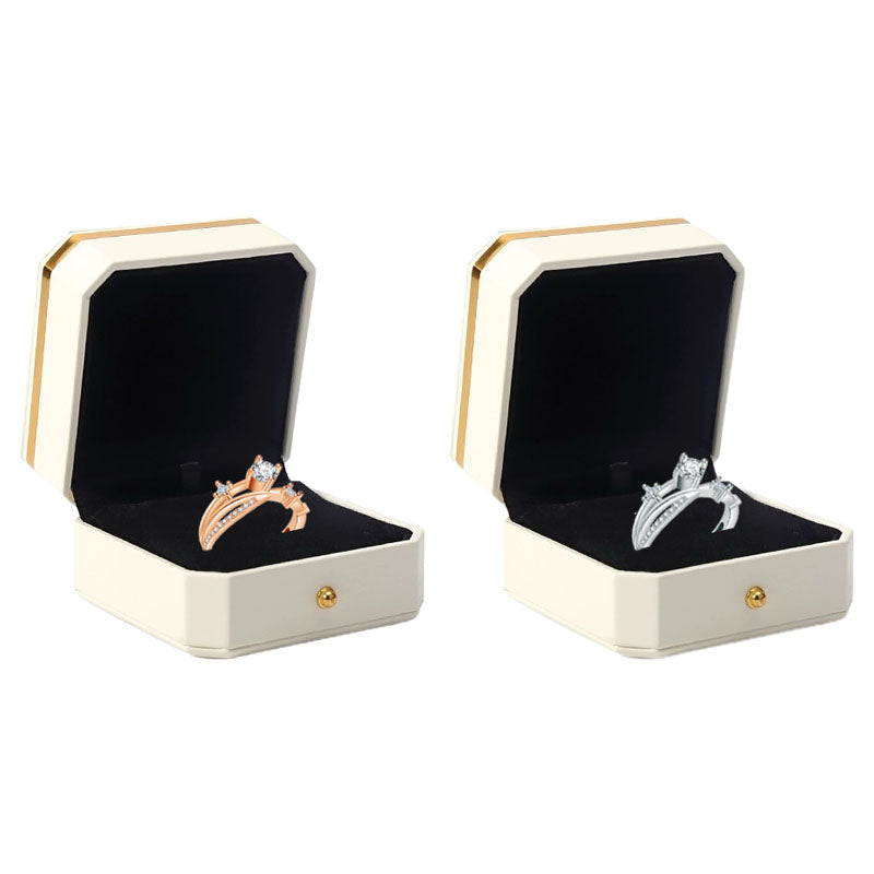 SILVER  + ROSE GOLD