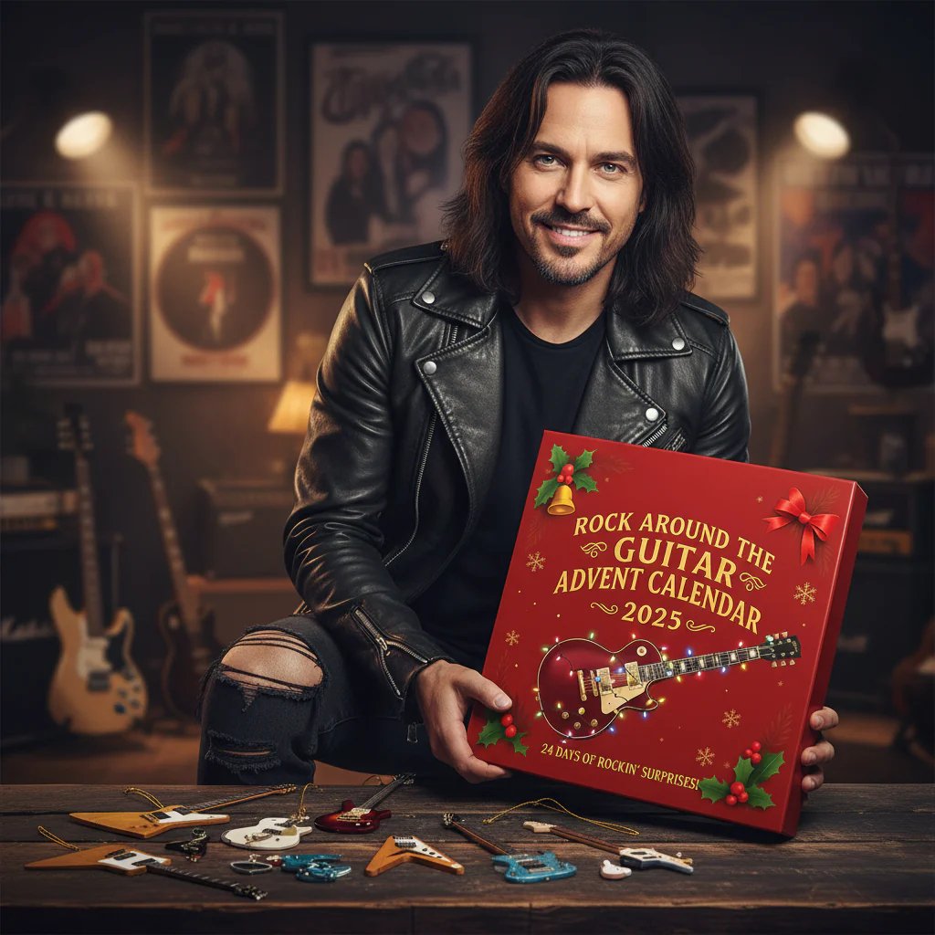 Insideefy™ 2025 Rock Around the Guitar Advent Calendar 🎸🎄